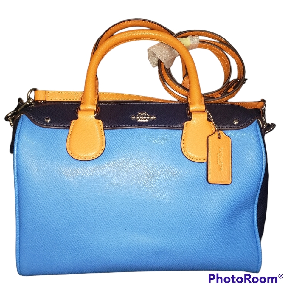 Coach Mini Bennett  Colorblock Satchel Crossbody